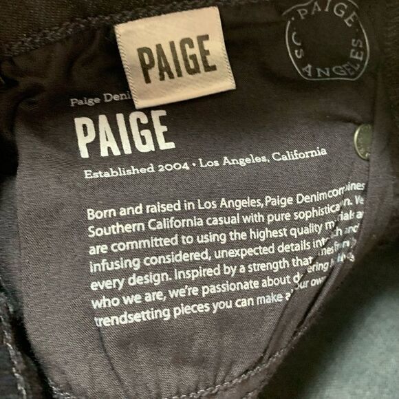 Paige Verdugo Ultra Skinny Mid Rise Reina Jeans 28 - Picture 8 of 11